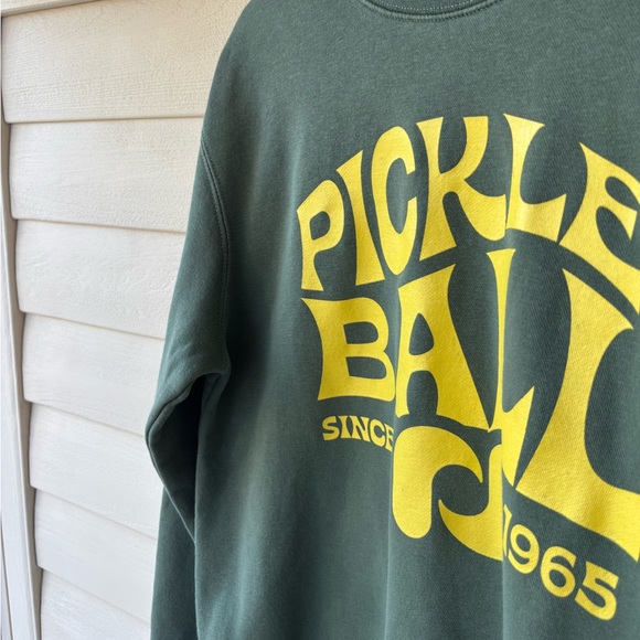 Teal Green Pickleball Sweatshirt (NWOT) - Picture 3 of 8